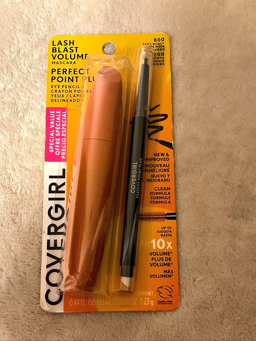 Covergirl Lash Blast Volume Mascara & Perfect Point Plus Eyeliner Black